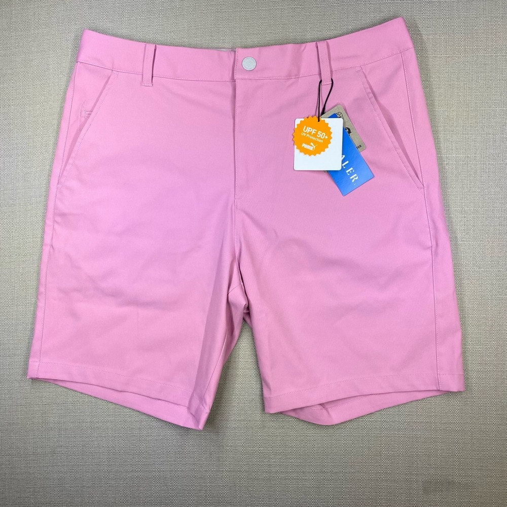 Puma Mens Dealer Golf 8" Inseam Shorts Mauved Out Size 32 NWT